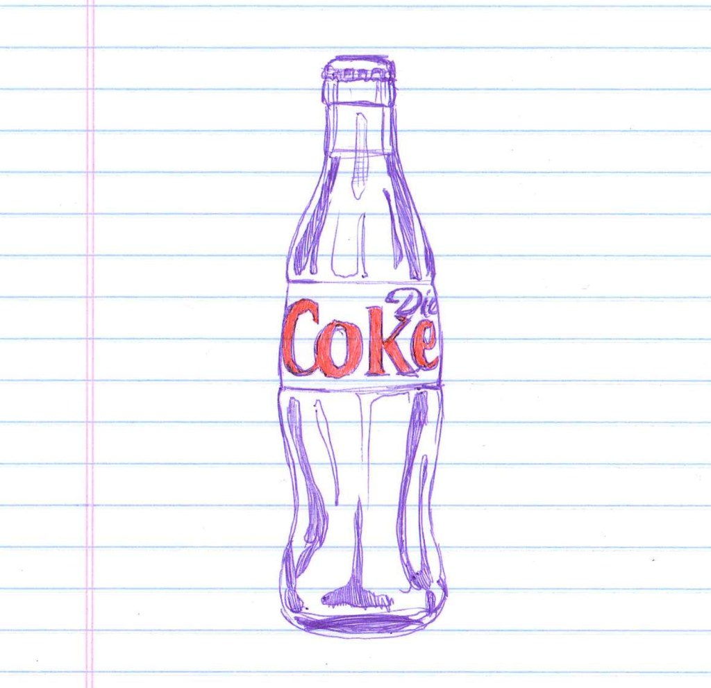 "Diet." Doodle by @andrescalo. 