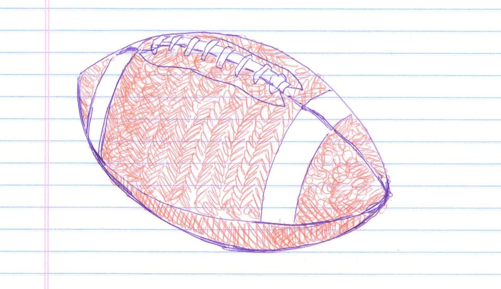 "Hawk & Patriot." Doodle by @andrescalo.