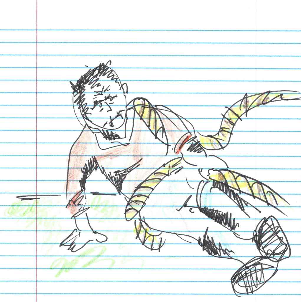 "Anchor." Doodle by me.