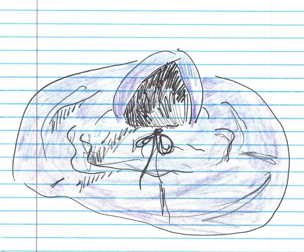 "Escape." Doodle by me.