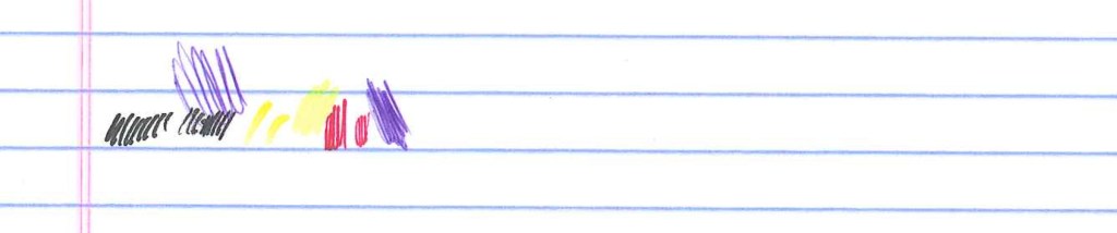 Deal_Ink Sharpie Highlighter and Ballpoint_scribbles