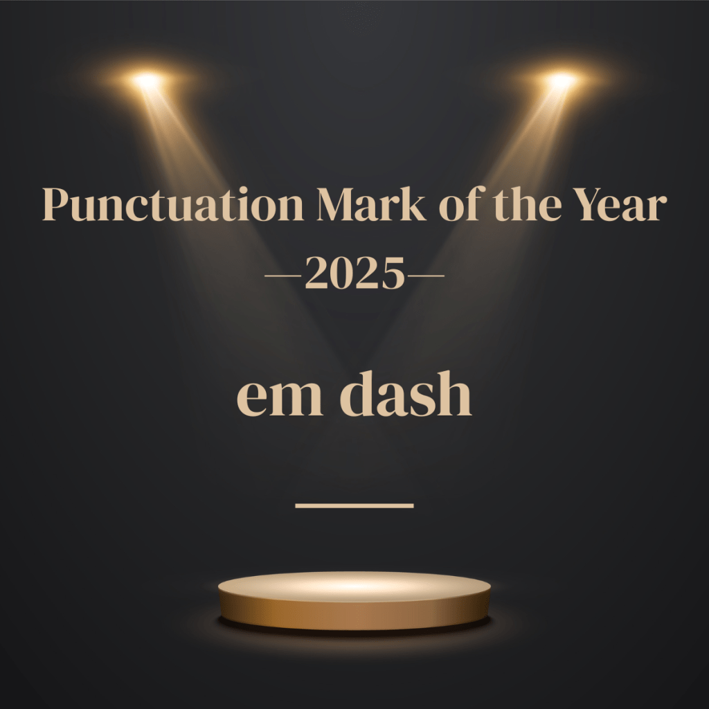 2025 Punctuation Mark of the Year
